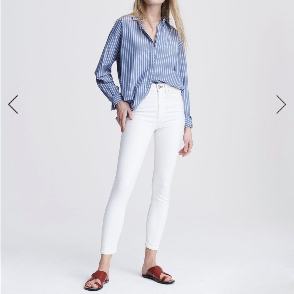 Rag and Bone Nina High-Rise Ankle Skinny Jeans